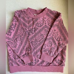 Kids Crew-neck Pink Sweatshirt. Size 2T.